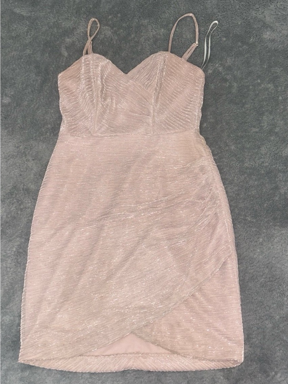 Women’s dress Small Sparkle Blush Pink